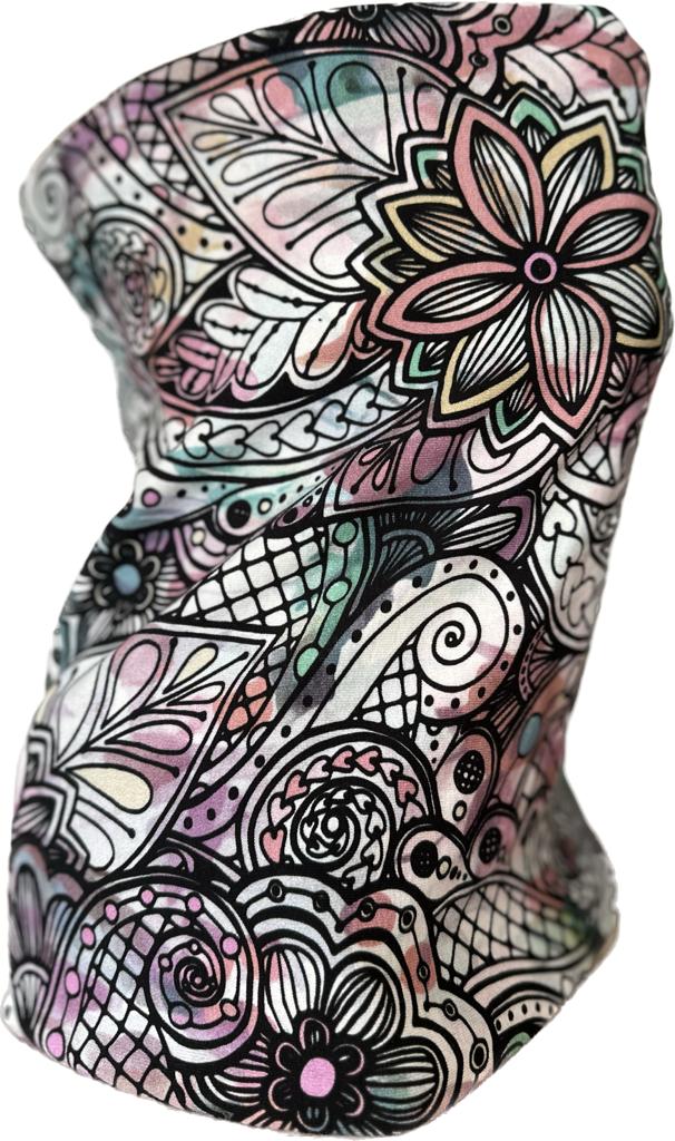 MAXI BAMBUSOVÝ NÁKRČNÍK mandala